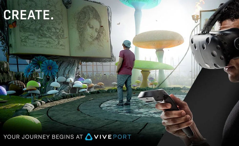 Cover Image for Arcade Artist Featured in new HTC Viveport Campaign