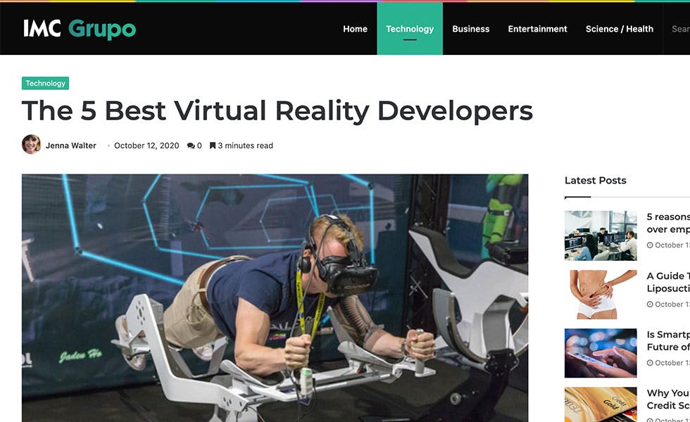 Cover Image for The 5 Best Virtual Reality Developers