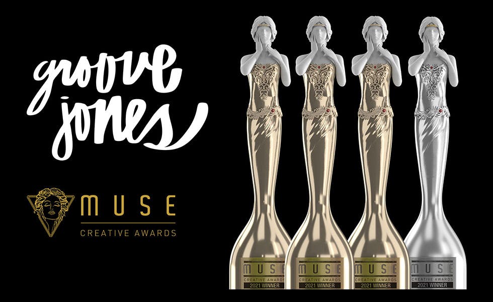 Cover Image for Groove Jones Celebrates Award-Winning Achievements in the 2021 MUSE Creative Awards