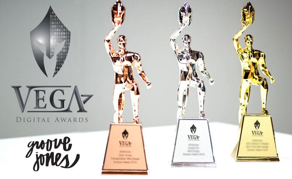 Cover Image for Vega 2021 Digital Awards – Groove Jones Wins Canopus, Centauri, and Arcturus Award Winning Work