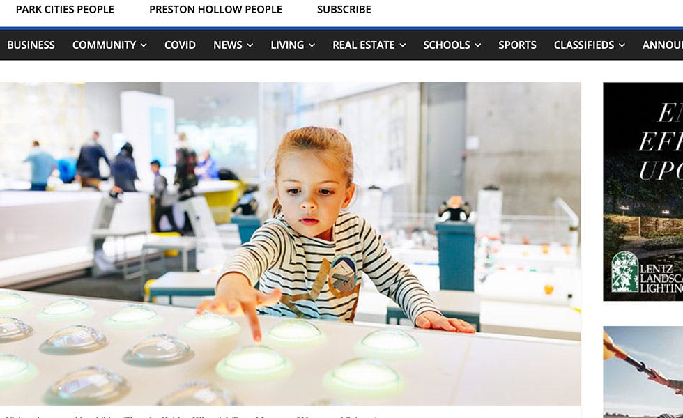 Cover Image for People Newspaper – Perot Museum Makes Science Fun