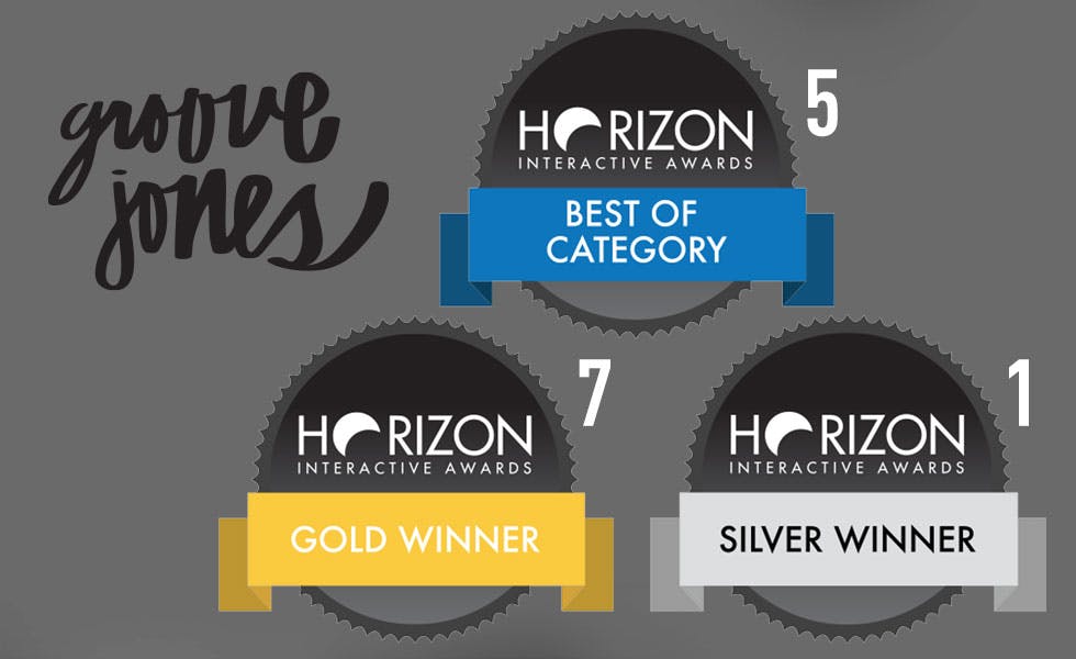 Cover Image for Groove Jones Celebrates 12 Award-Winning Achievements in the 2023 Horizon Interactive Awards