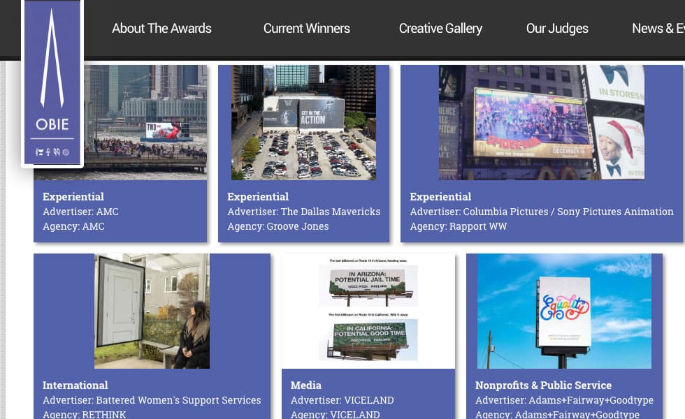 Groove Jones Wins OBIE Award for Dallas Mavericks OOH Campaign