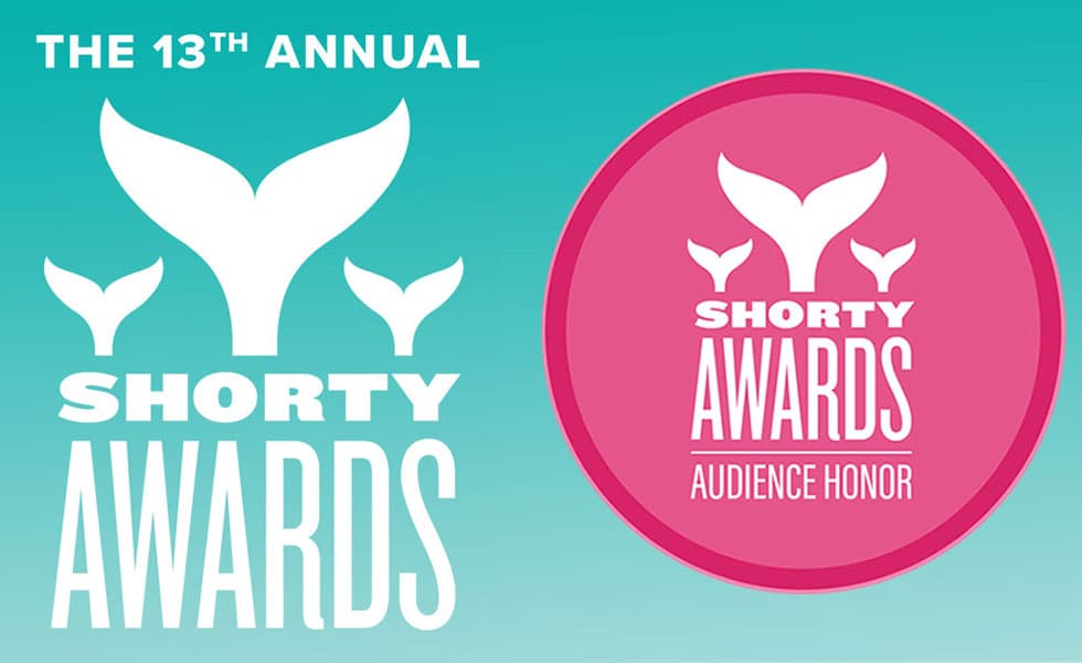 Groove Jones Finalist for 2 Shorty Awards!