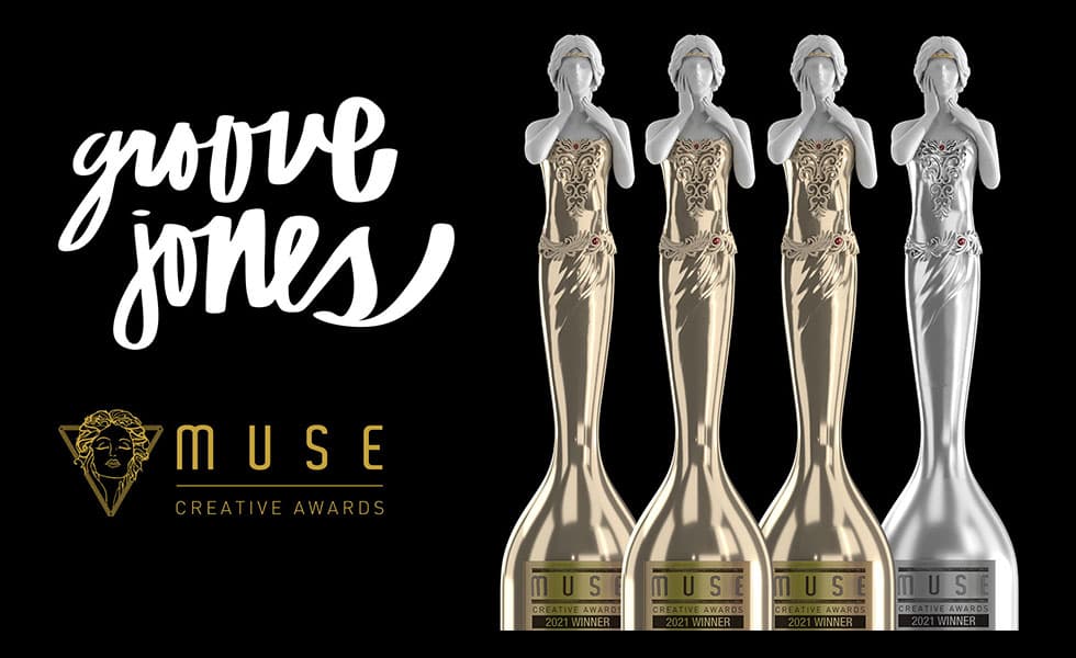 Groove Jones Celebrates Award-Winning Achievements in the 2021 MUSE Creative Awards