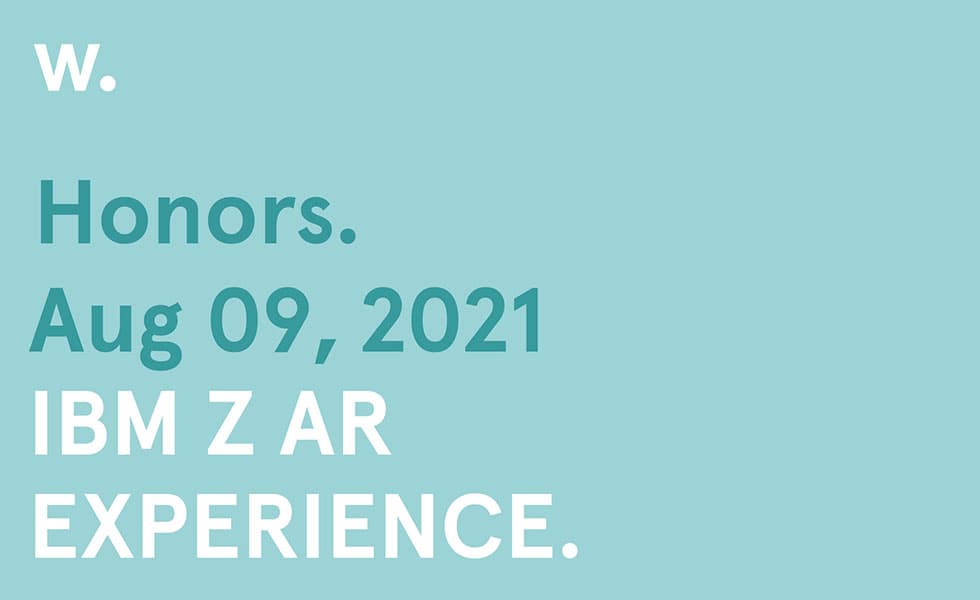 Awwwards.com Site of the Day Honors IBM Z AR Experience