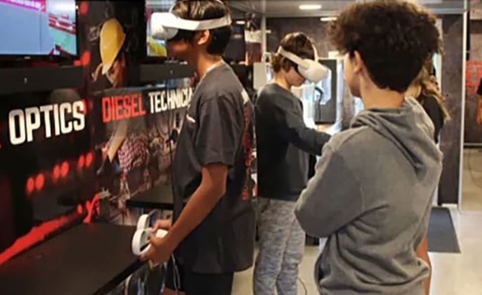 Polk Students Enjoy Opportunity to Experience Workforce Simulator