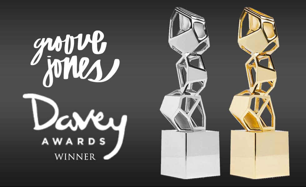 Groove Jones Wins Gold and Silver Awards in the 2023 Davey Awards