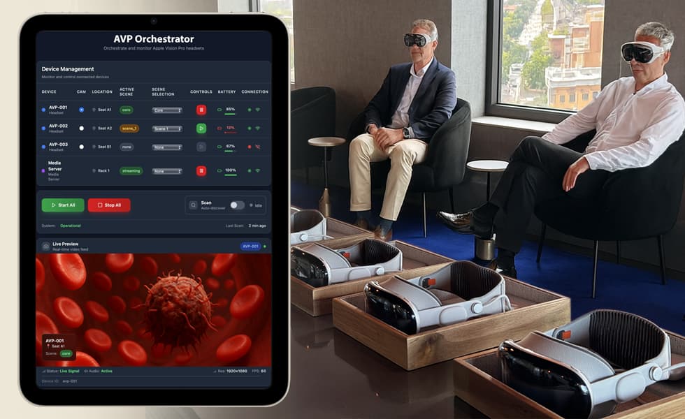 Control Apple Vision Pro Demos at Scale with the AVP Orchestrator App