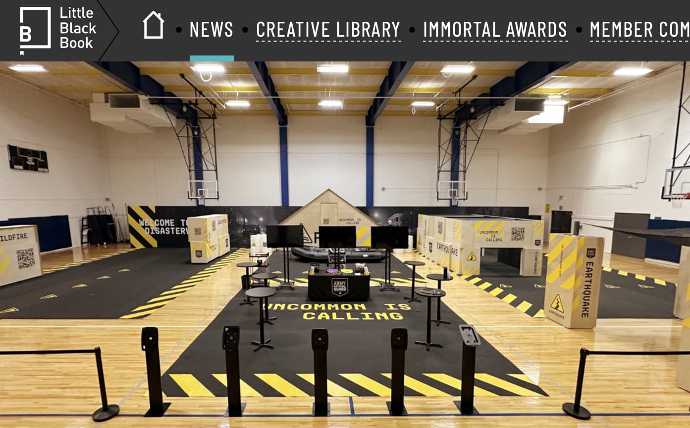 Cover Image for Little Black Book Article: Army National Guard Brings Natural Disasters to US High School Gyms