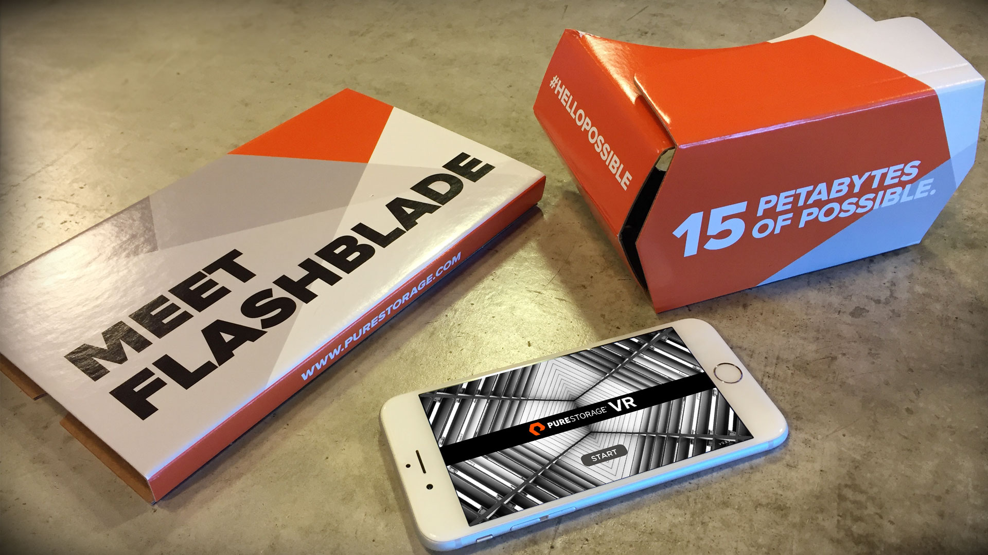 PureStorage VR Mobile App - Google Cardboard