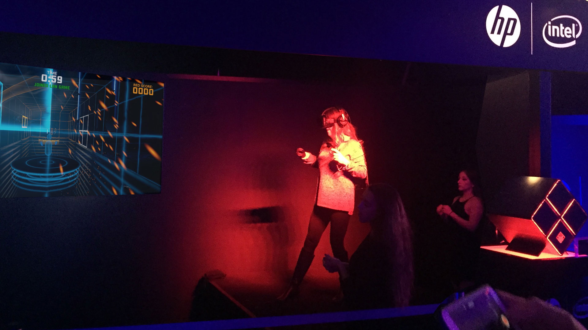 Groove Jones Multiplayer VR Game Platform "LightStrike" at CES