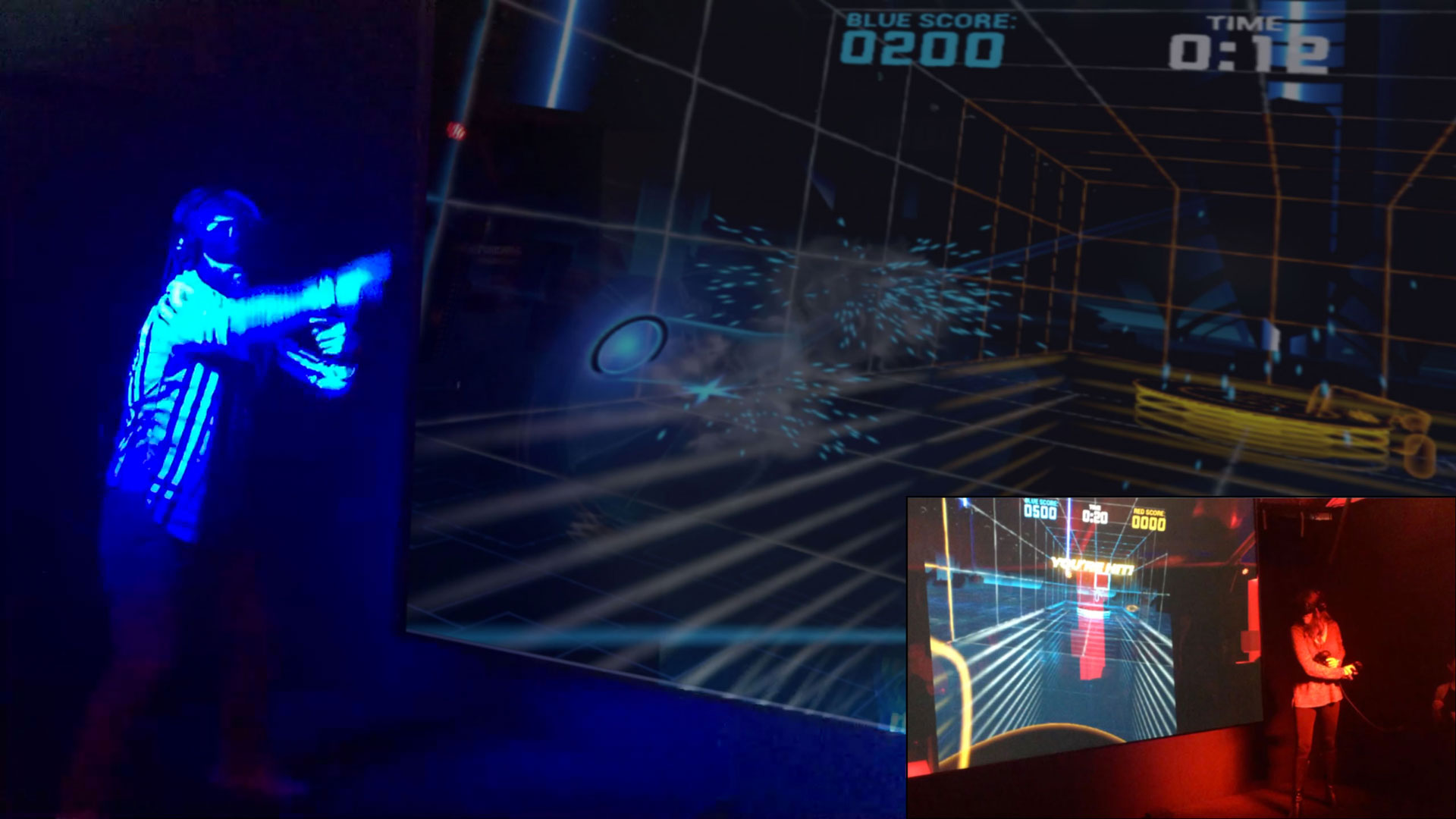 Groove Jones Multiplayer VR Game Platform "LightStrike" at CES