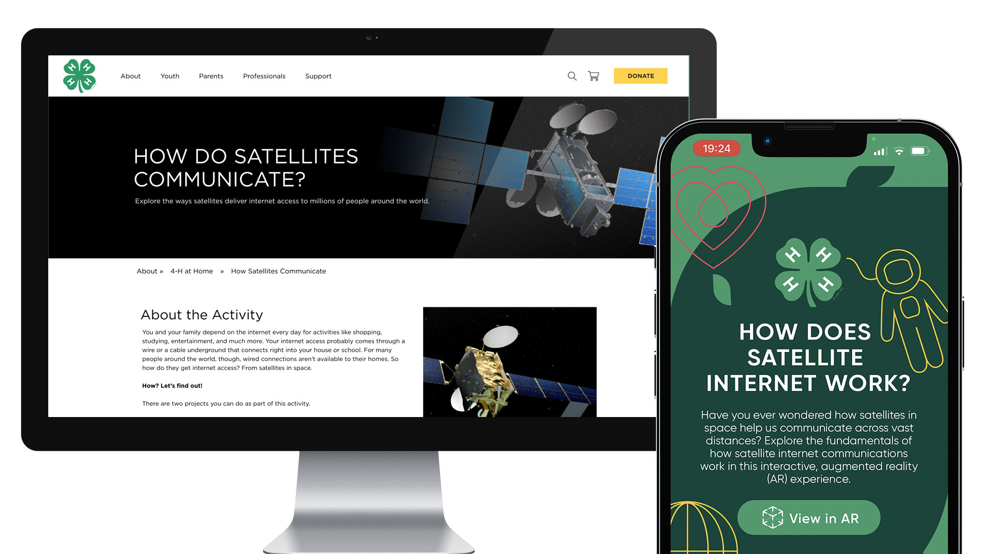 National 4-H Council HughesNet Satellite AR Experience 
